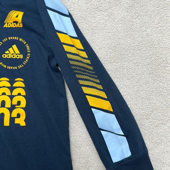 Adidas kids Hooded long sleeve shirt - Picture 3 of 4